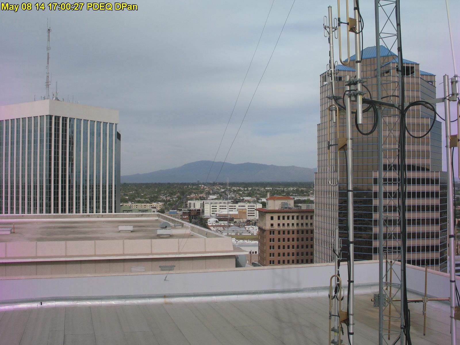 Welcome to the Pima County Department of Environmental Quality Air Info Now web site, dedicated to providing current air quality information for the metropolitan Tucson area, Arizona. Panorama photo, click to view individual picture